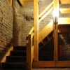 neue Holztreppe und neues Leuchtensystem